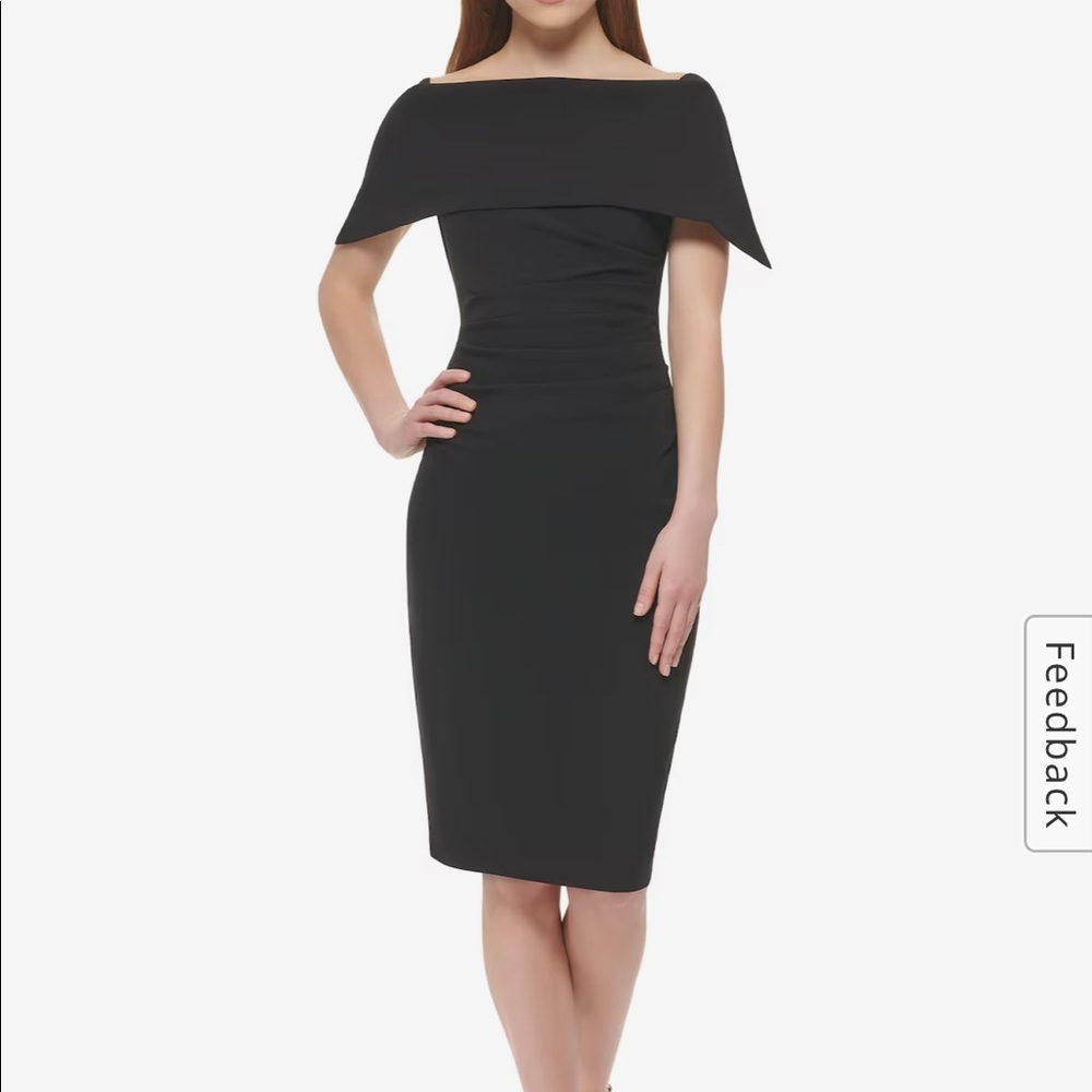 Vince Camuto Off-The-Shoulder Sheath Dress